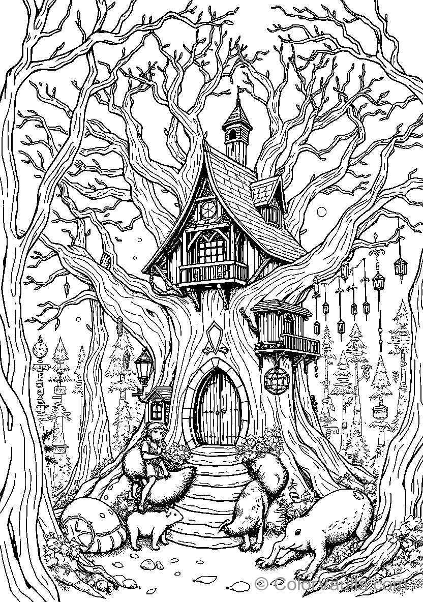 Whimsical Treehouse Adventure
