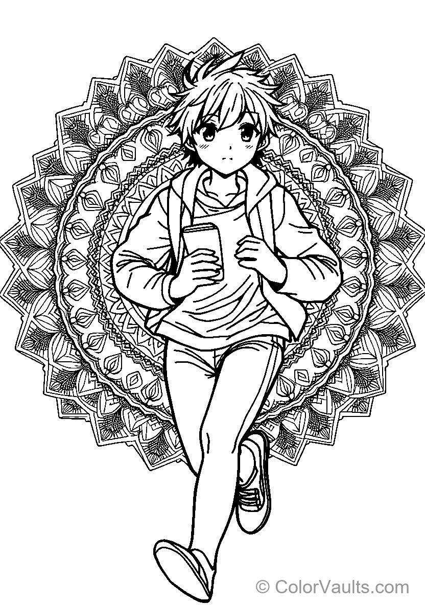 Mandalas & Sacred Geometry coloring page 2