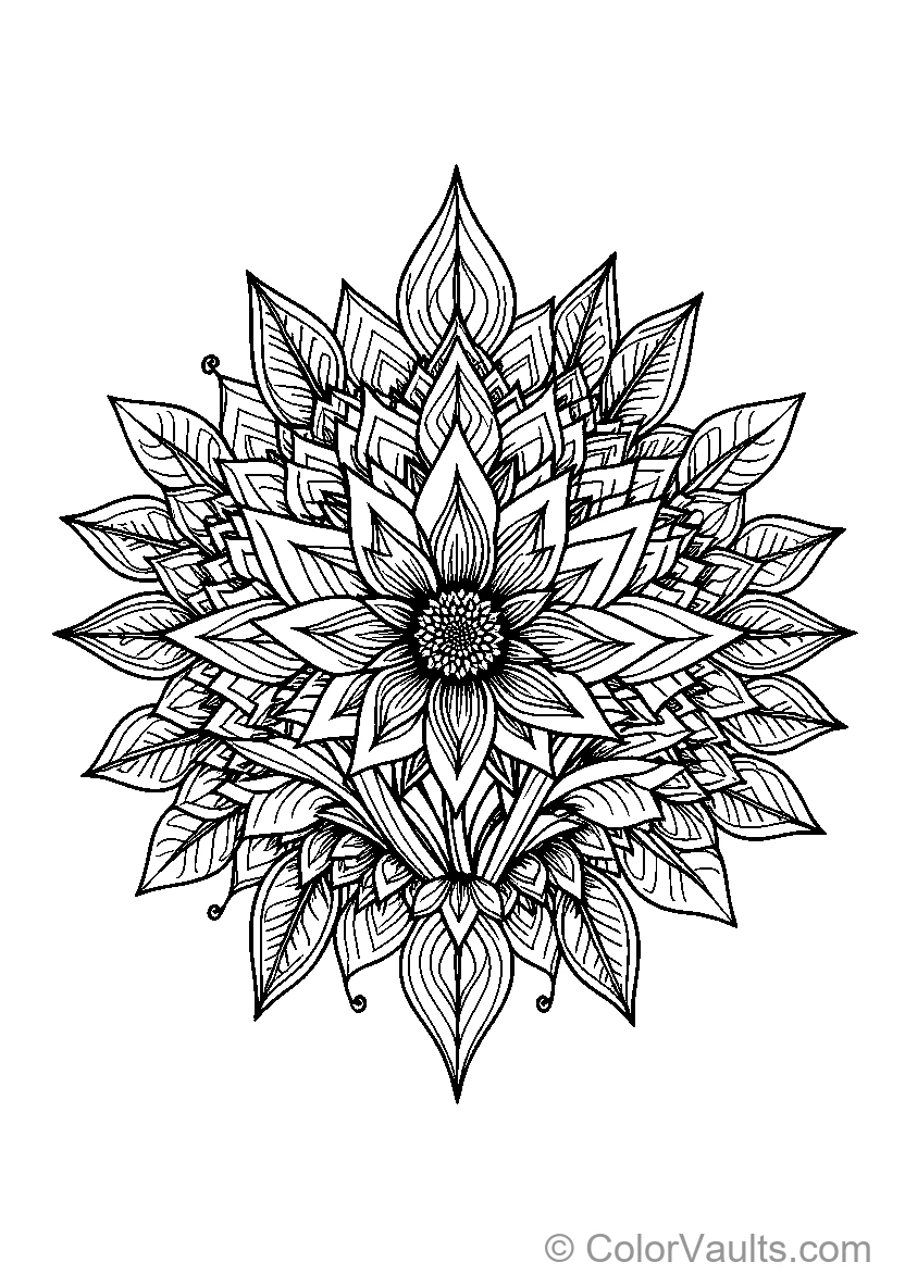 Black and White Mandala (Scene 2)