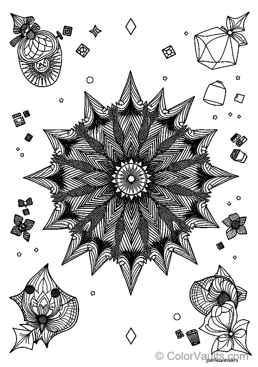 Geometric Mandala Design
