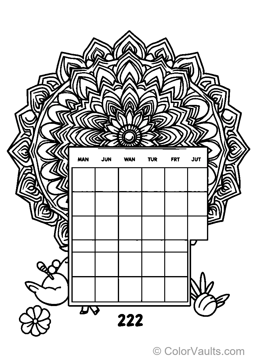 Mandala Calendar