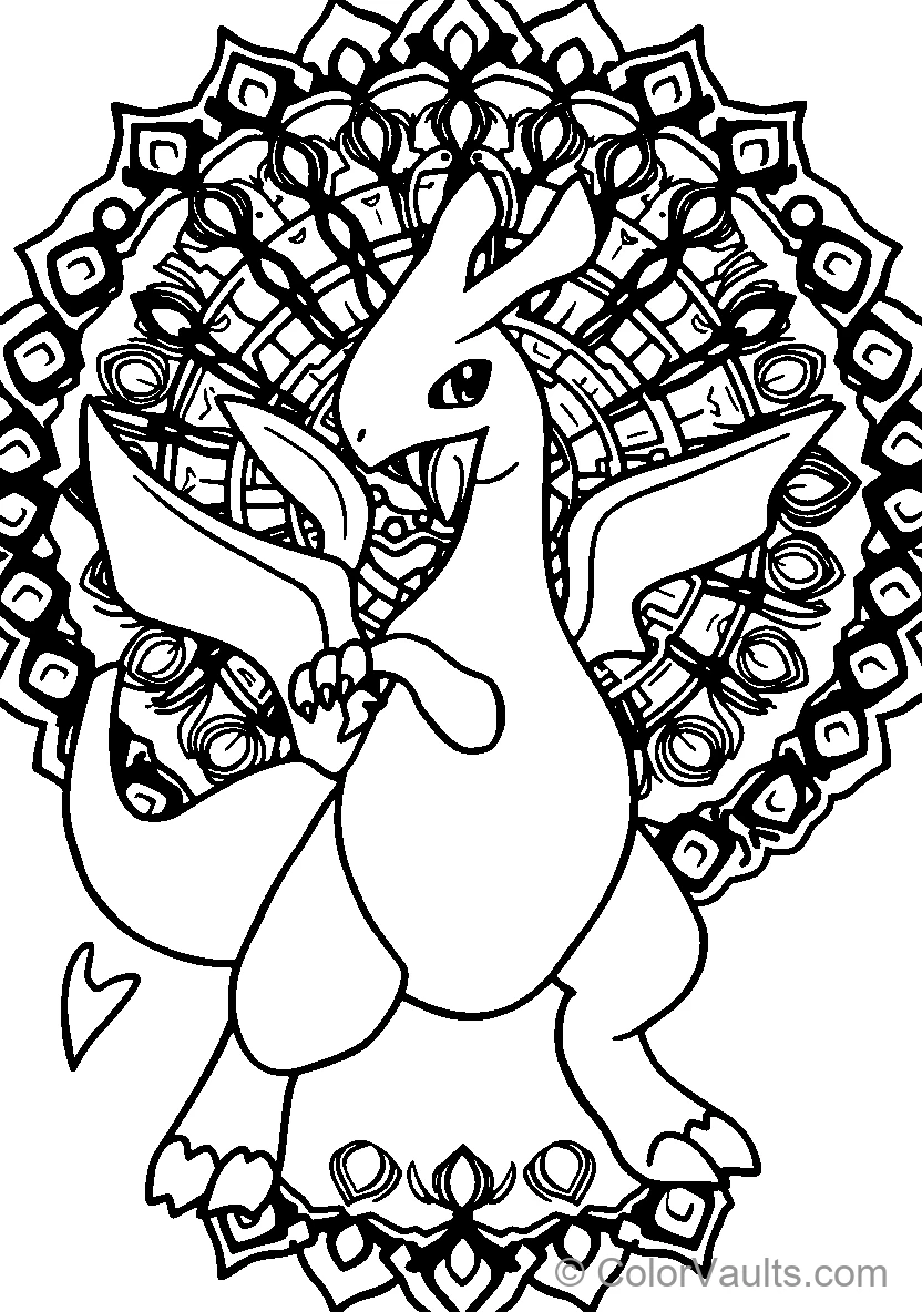 Ornate Dragon Mandala