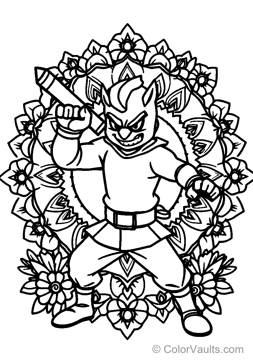 Power Ranger Mandala
