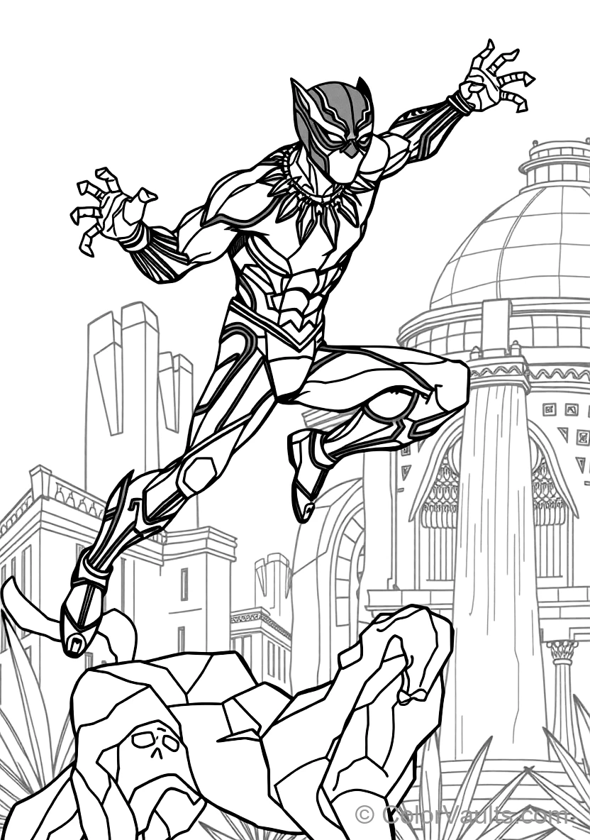 Marvel - Avengers coloring page 2