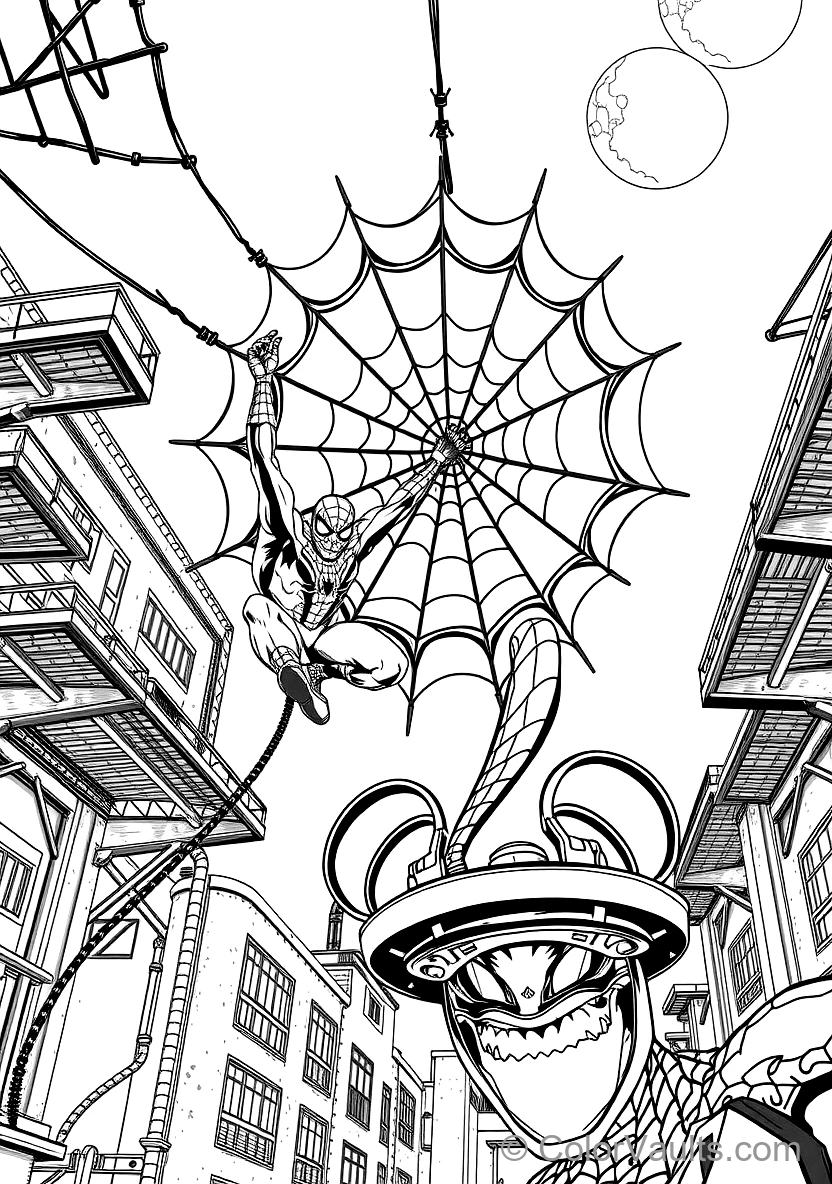 Marvel - Spider-Man coloring page 2