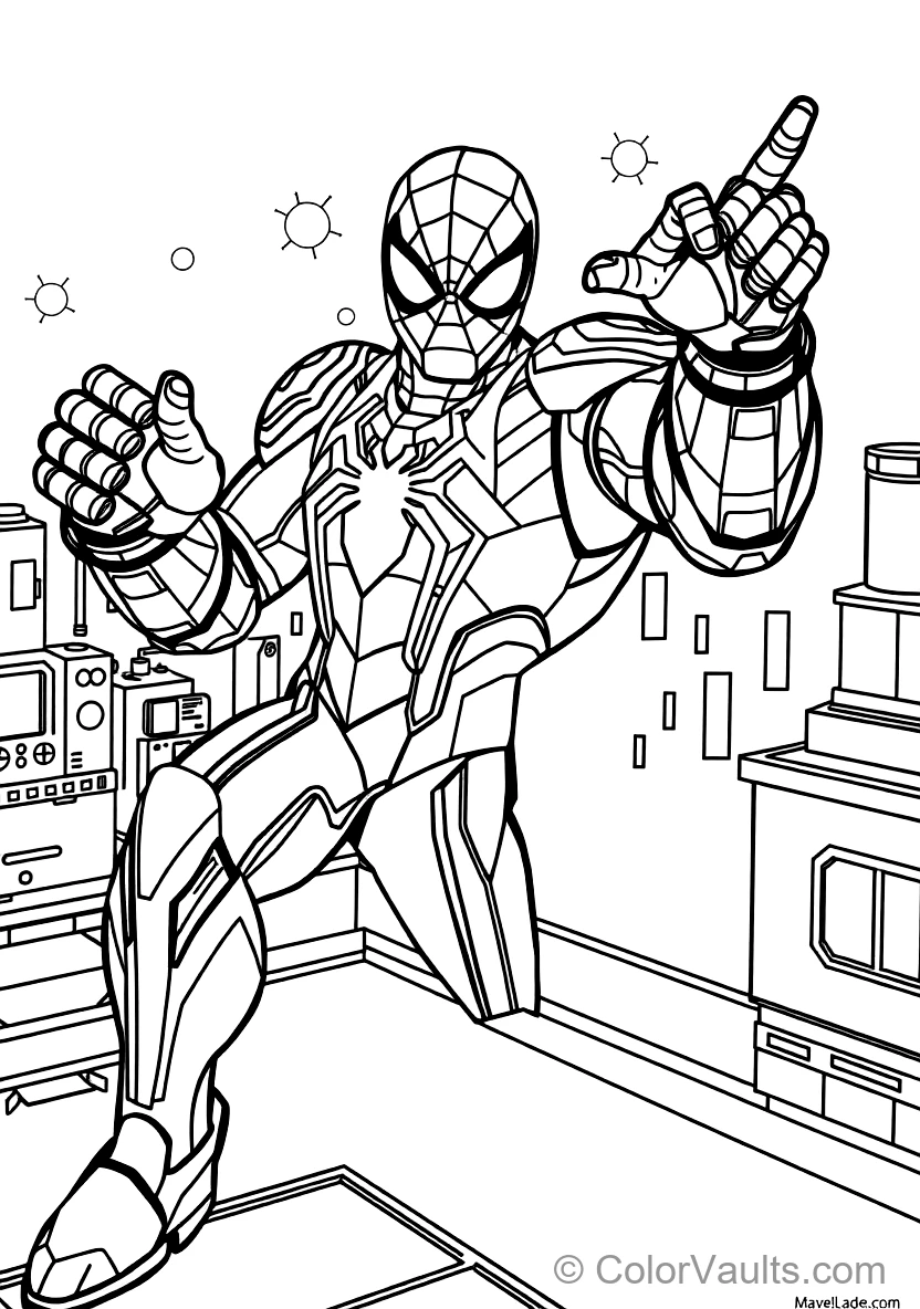 Marvel - Spider-Man coloring page 3