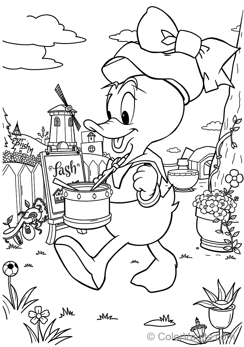 Donald Duck From (Scene 13)