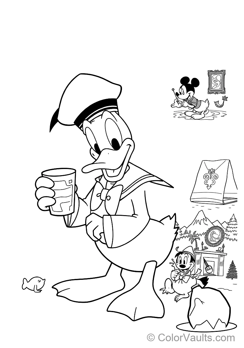 Donald Duck van (Scène 53)
