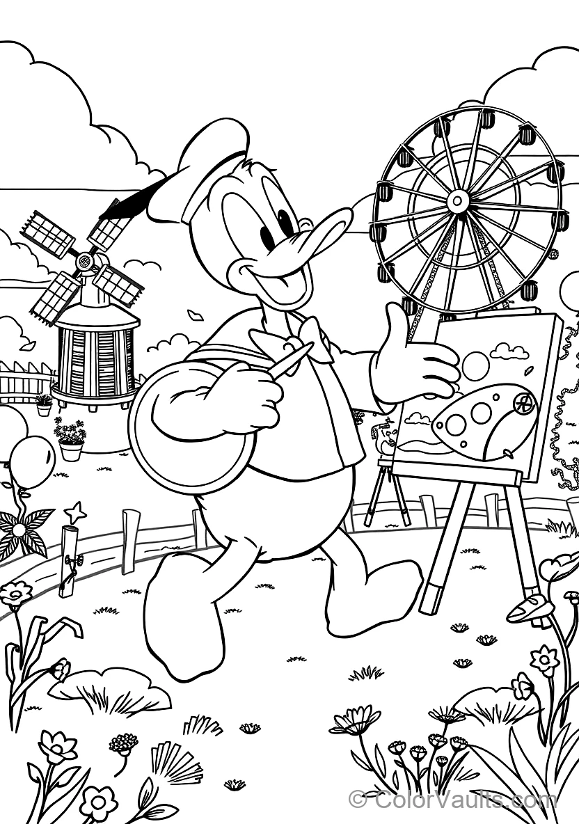 Donald Duck van (Scène 62)