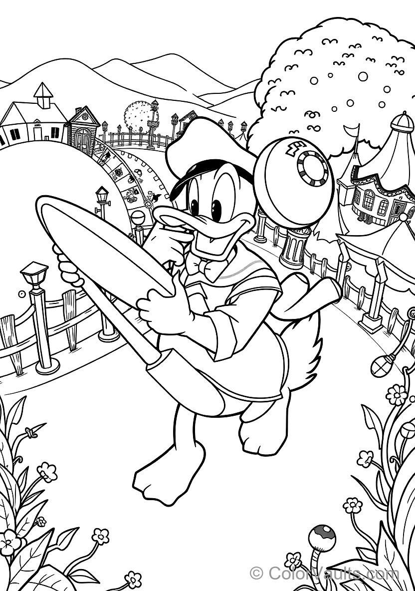 Donald Duck van (Scène 86)