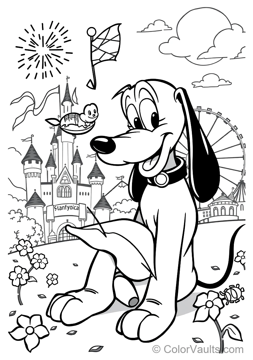 Pluto The Pup From Disney Mickey und Fri