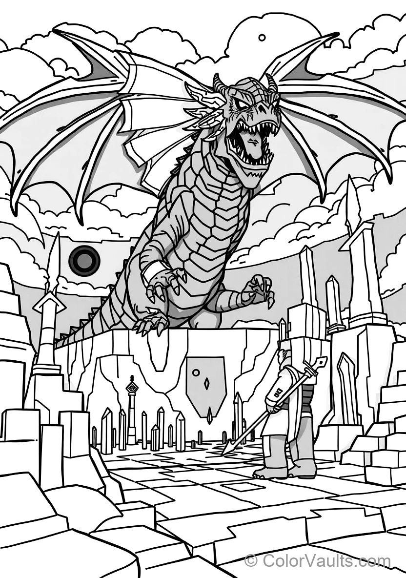 Steve Building an Epic Castle
