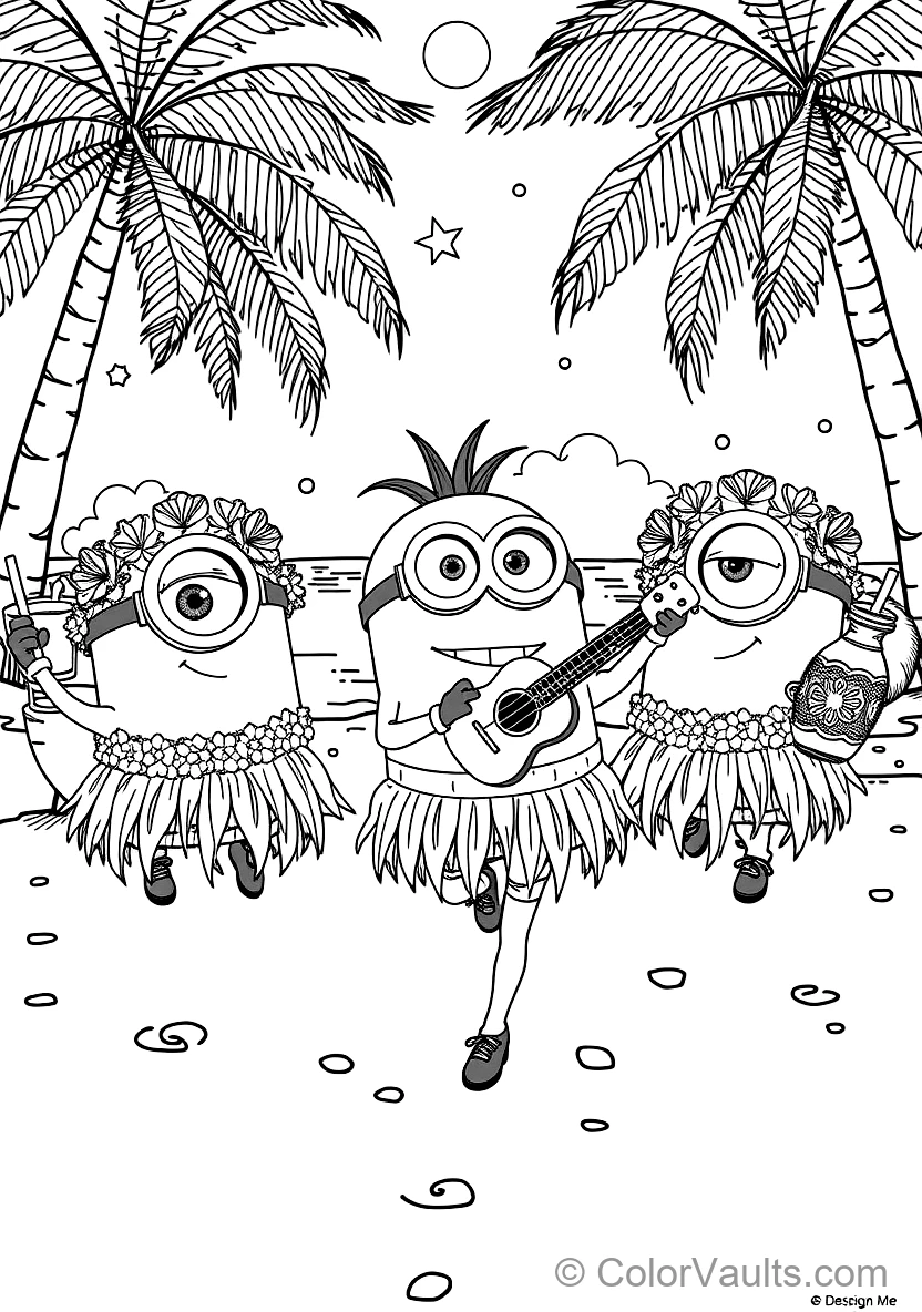 Minions & Despicable Me coloring page 3