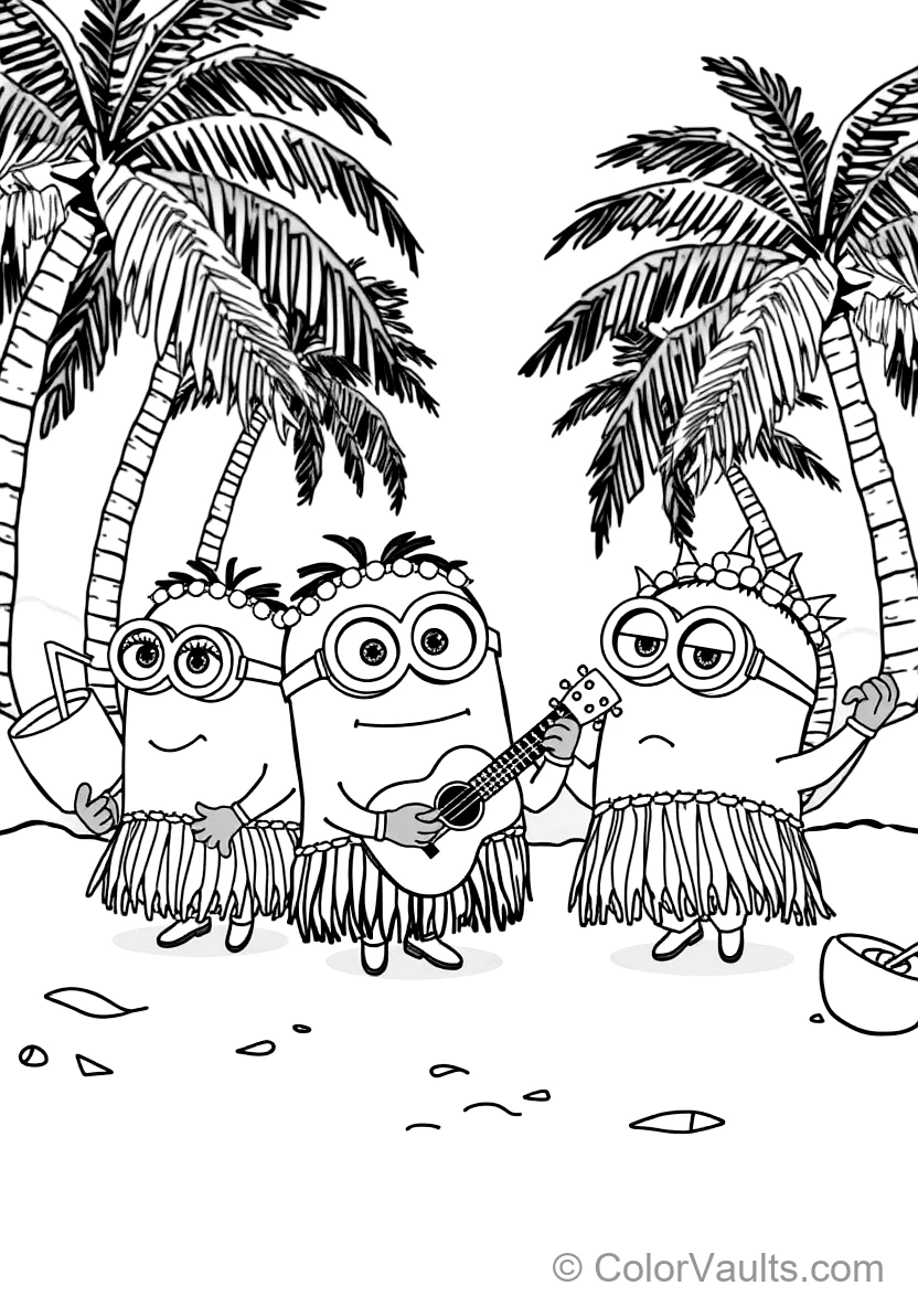 Minion Playing the Ukulele