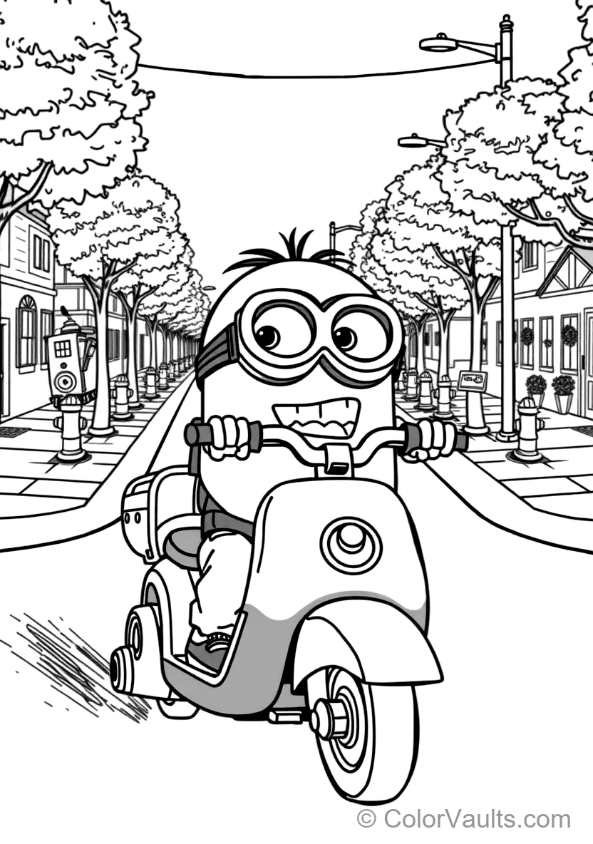 Minion Flying with Jetpack