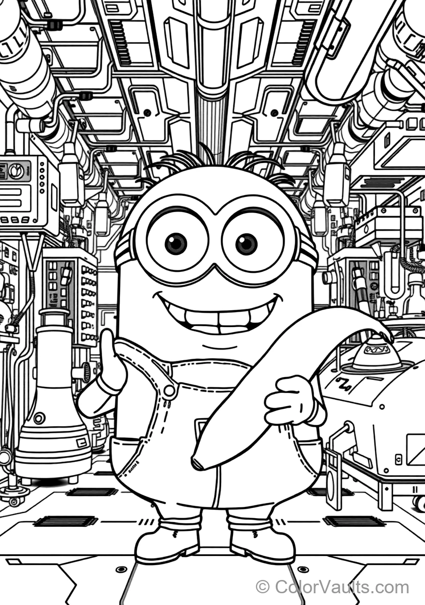 Minion in Overalls Giving Thumbs Up (2)