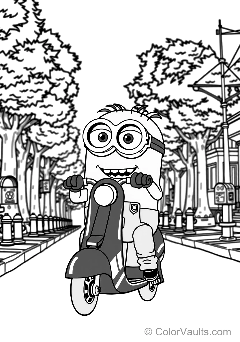 Evil Minion with Wild Purple Hair (2)