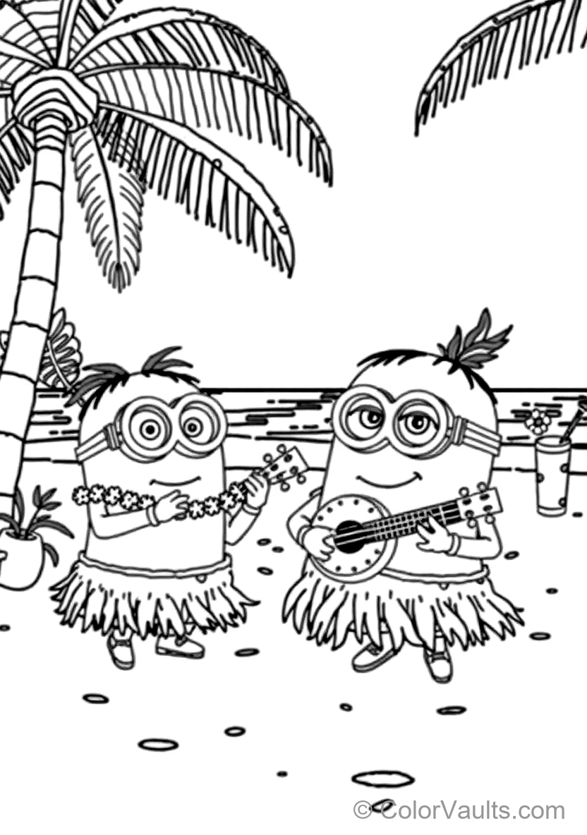 Minion Playing the Ukulele (2)