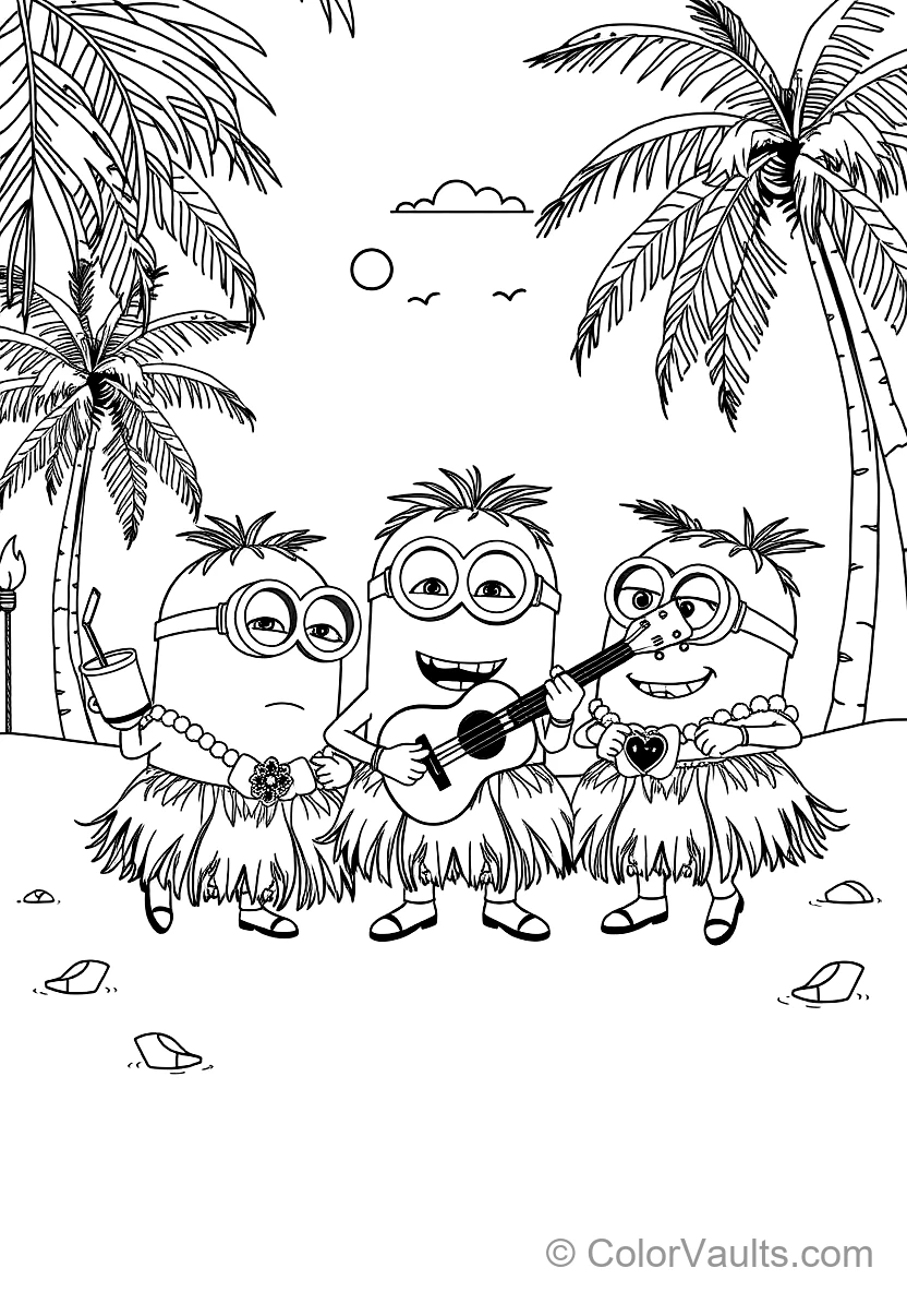 Cute Minion Bob with Teddy Bear Tim (3)