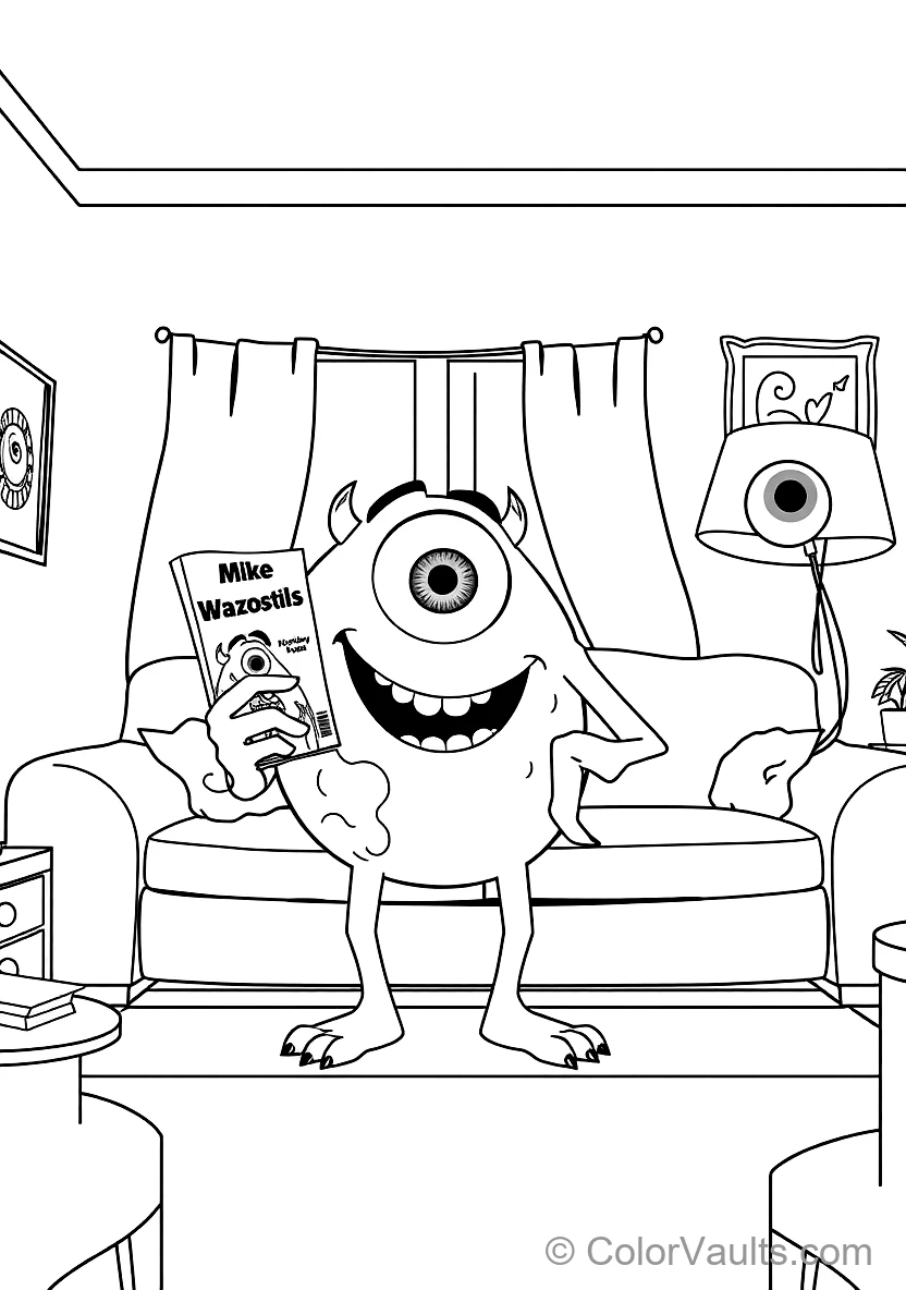 Monsters Inc coloring page 3