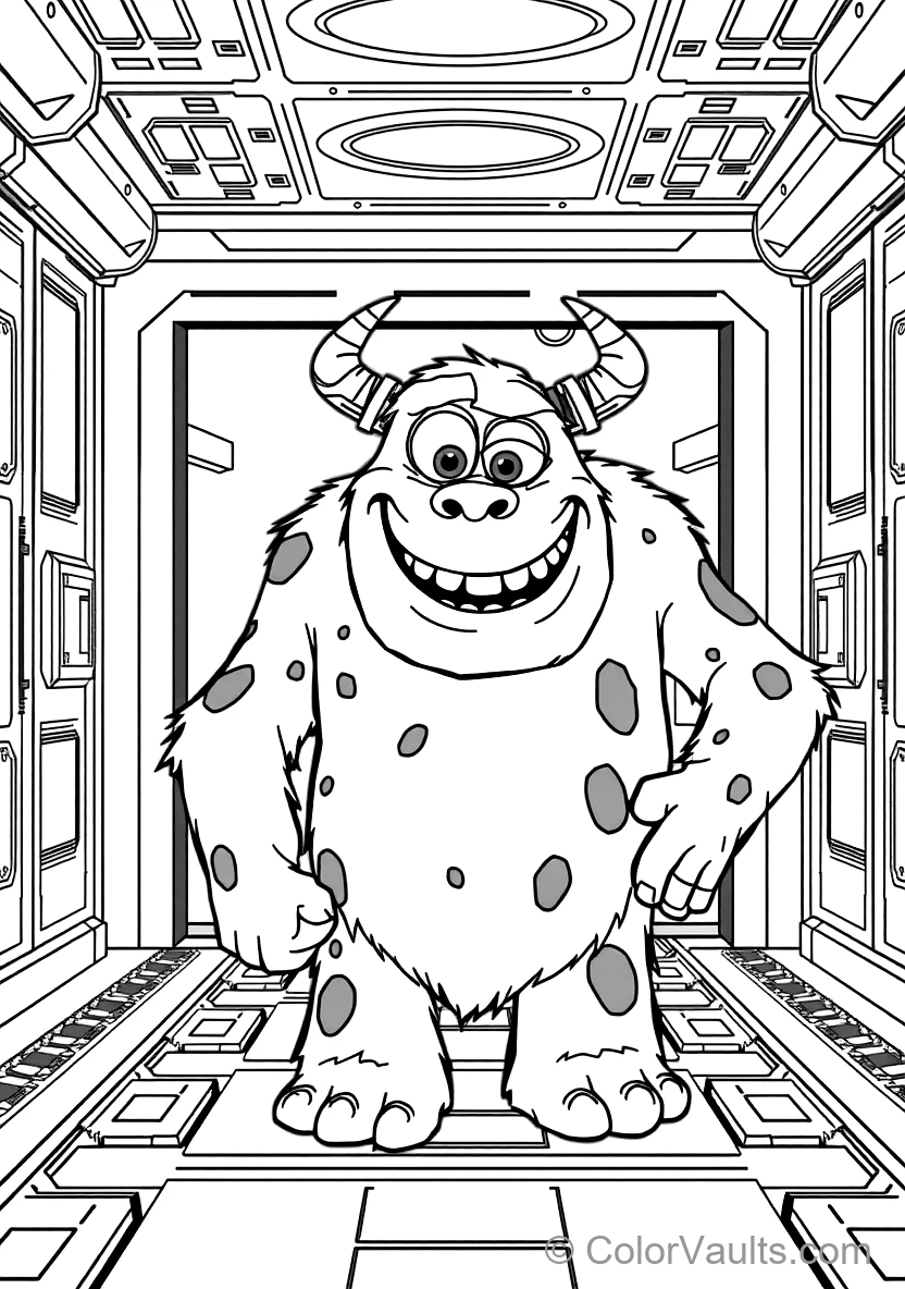 James P. Sulley Sullivan with Fluffy Spotted Fur (Scene 5)