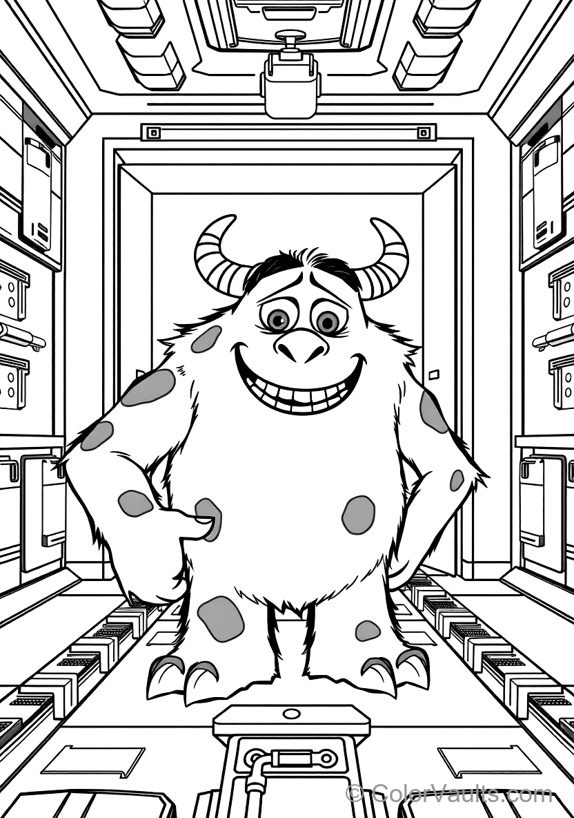 James P. Sulley Sullivan with Fluffy Spotted Fur (Scene 7)