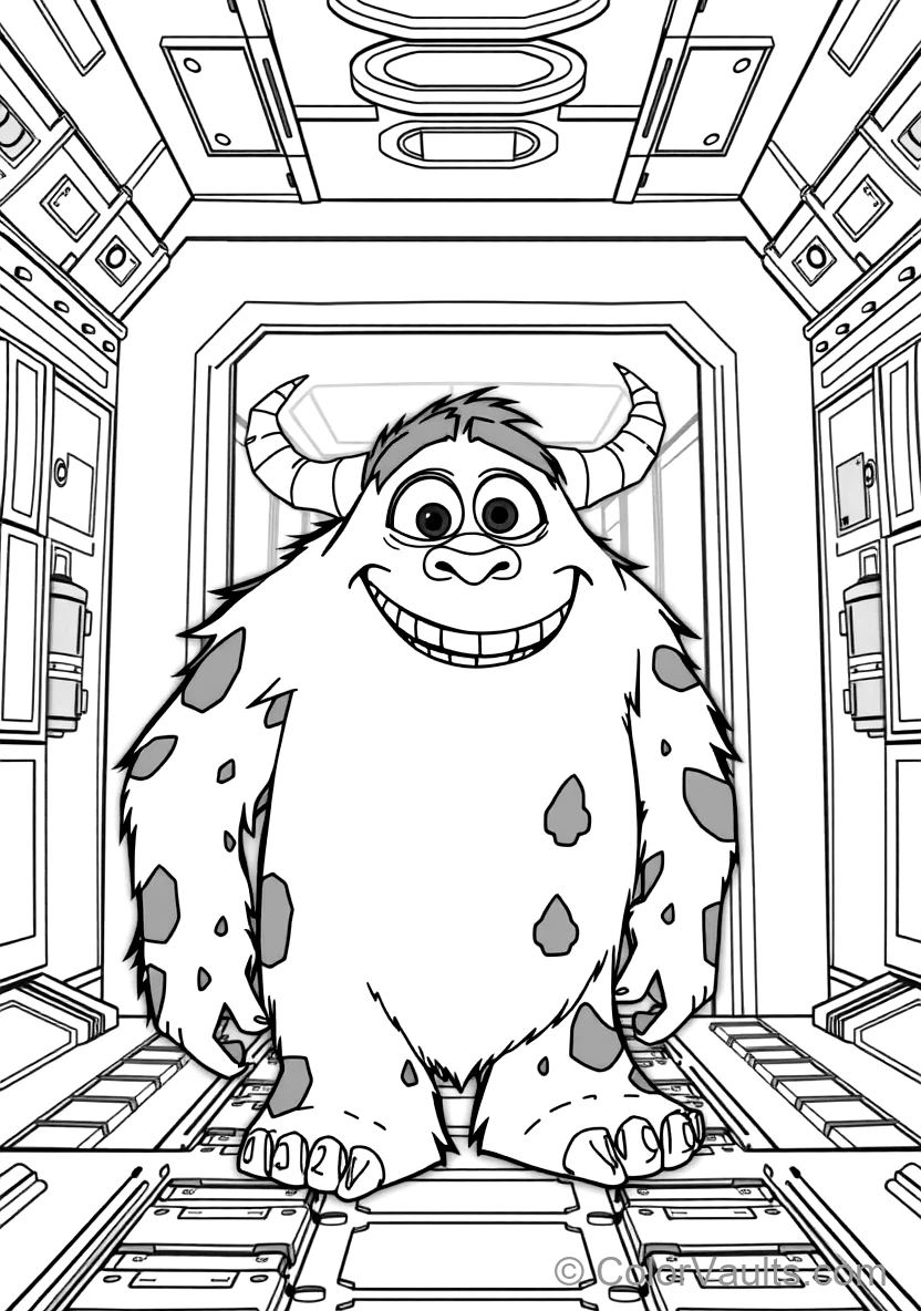 James P. Sulley Sullivan with Fluffy Spotted Fur (Scene 9)