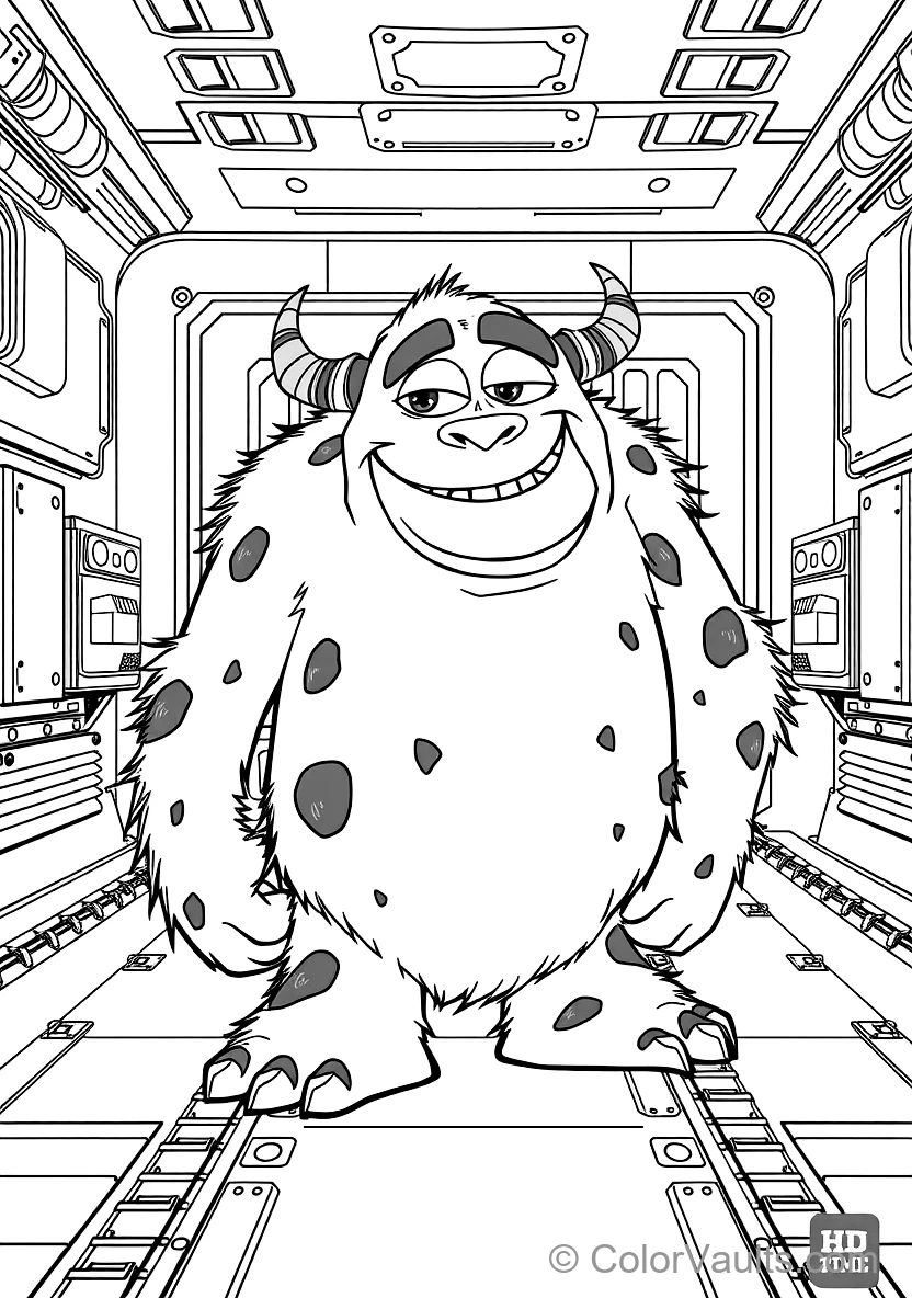 James P. Sulley Sullivan with Fluffy Spotted Fur (Scene 11)