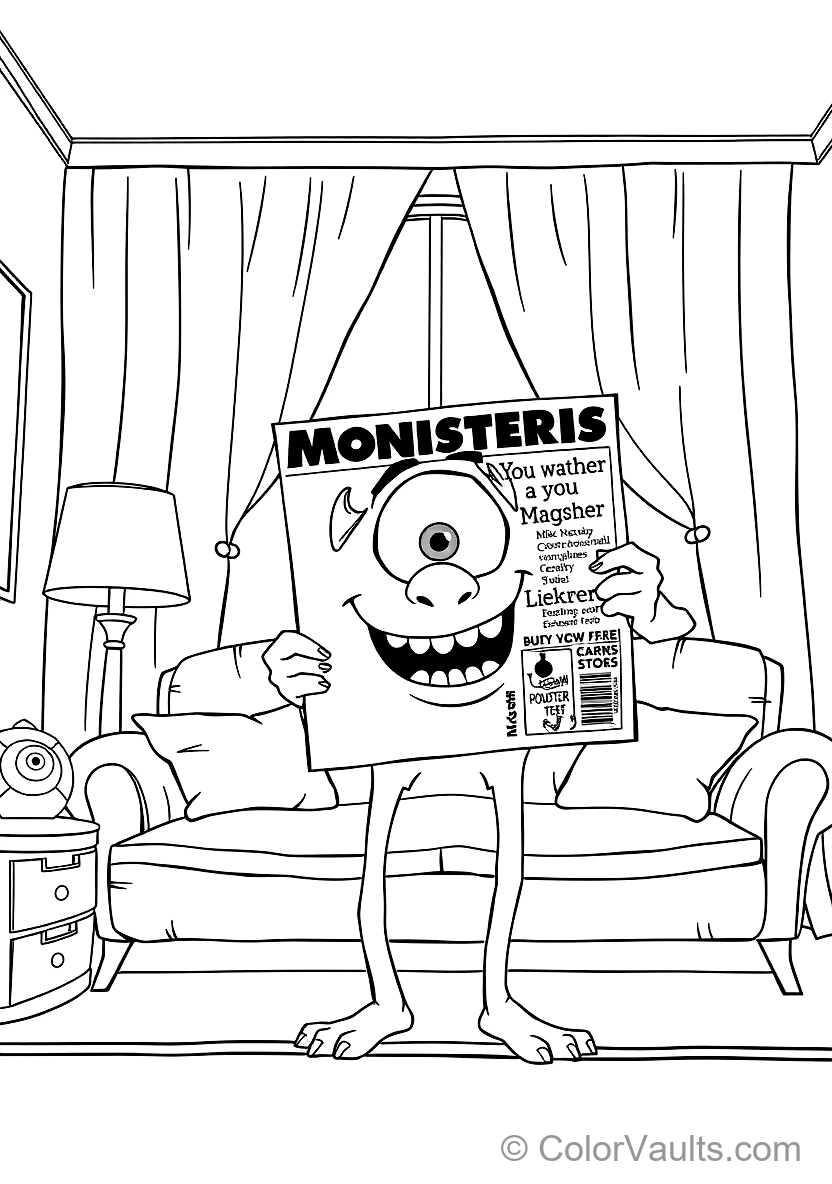 Mike Wazowski Proudly Showing Off His Face on (Scene 23)