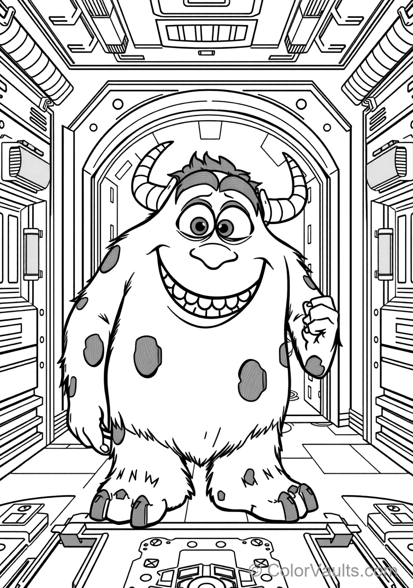 James P. Sulley Sullivan with Fluffy Spotted Fur (Scene 13)