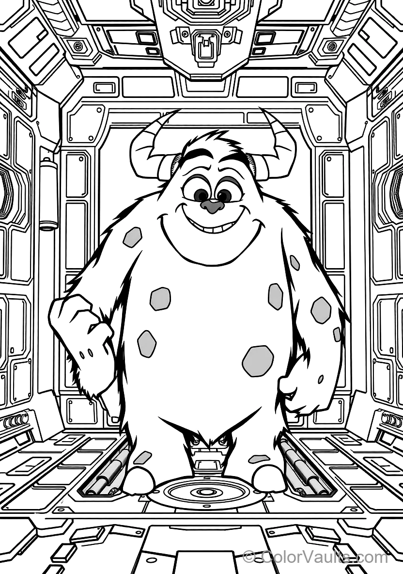 James P. Sulley Sullivan with Fluffy Spotted Fur (Scene 15)