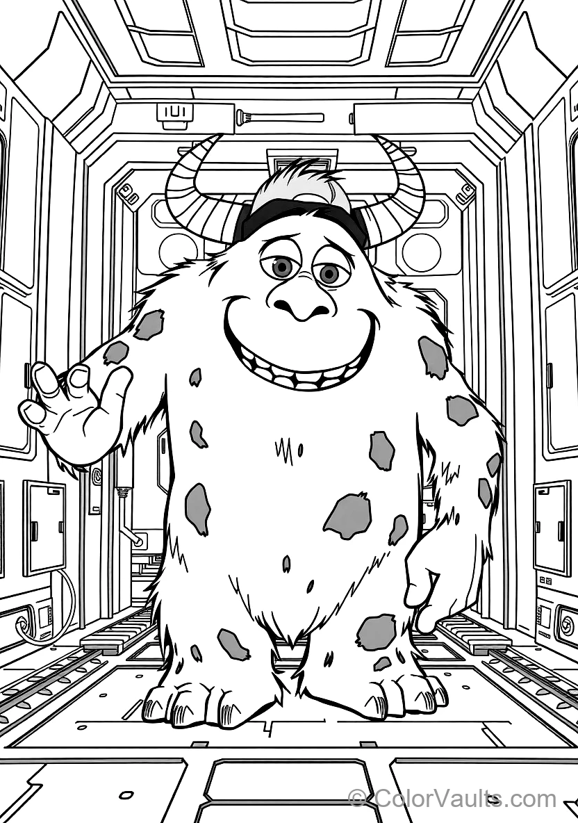 James P. Sulley Sullivan with Fluffy Spotted Fur (Scene 17)