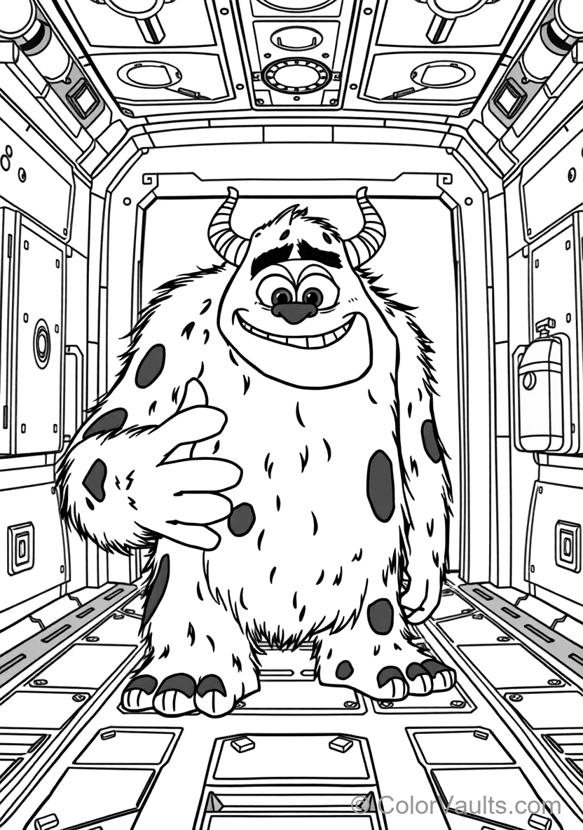 James P. Sulley Sullivan with Fluffy Spotted Fur (Scene 19)