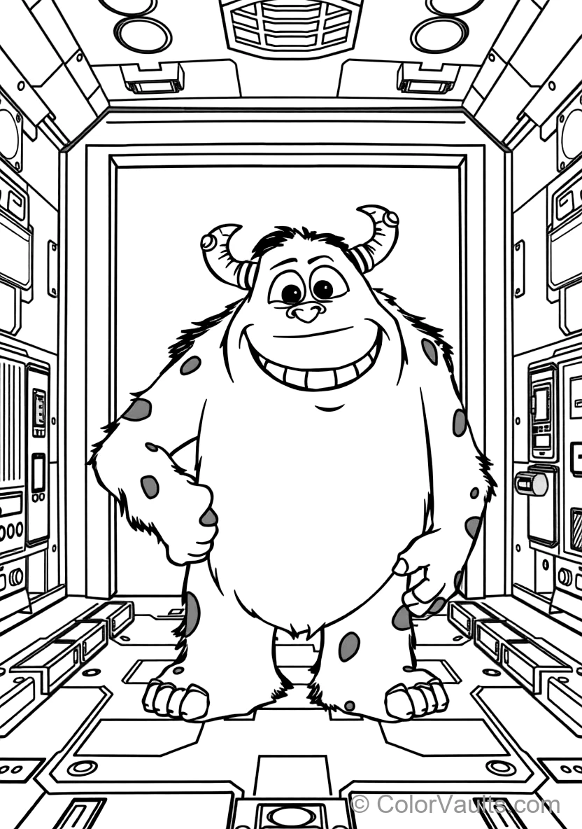 James P. Sulley Sullivan with Fluffy Spotted Fur (Scene 21)