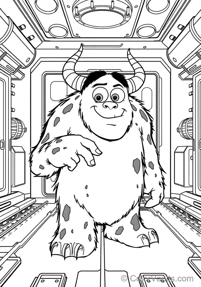 James P. Sulley Sullivan with Fluffy Spotted Fur (Scene 23)