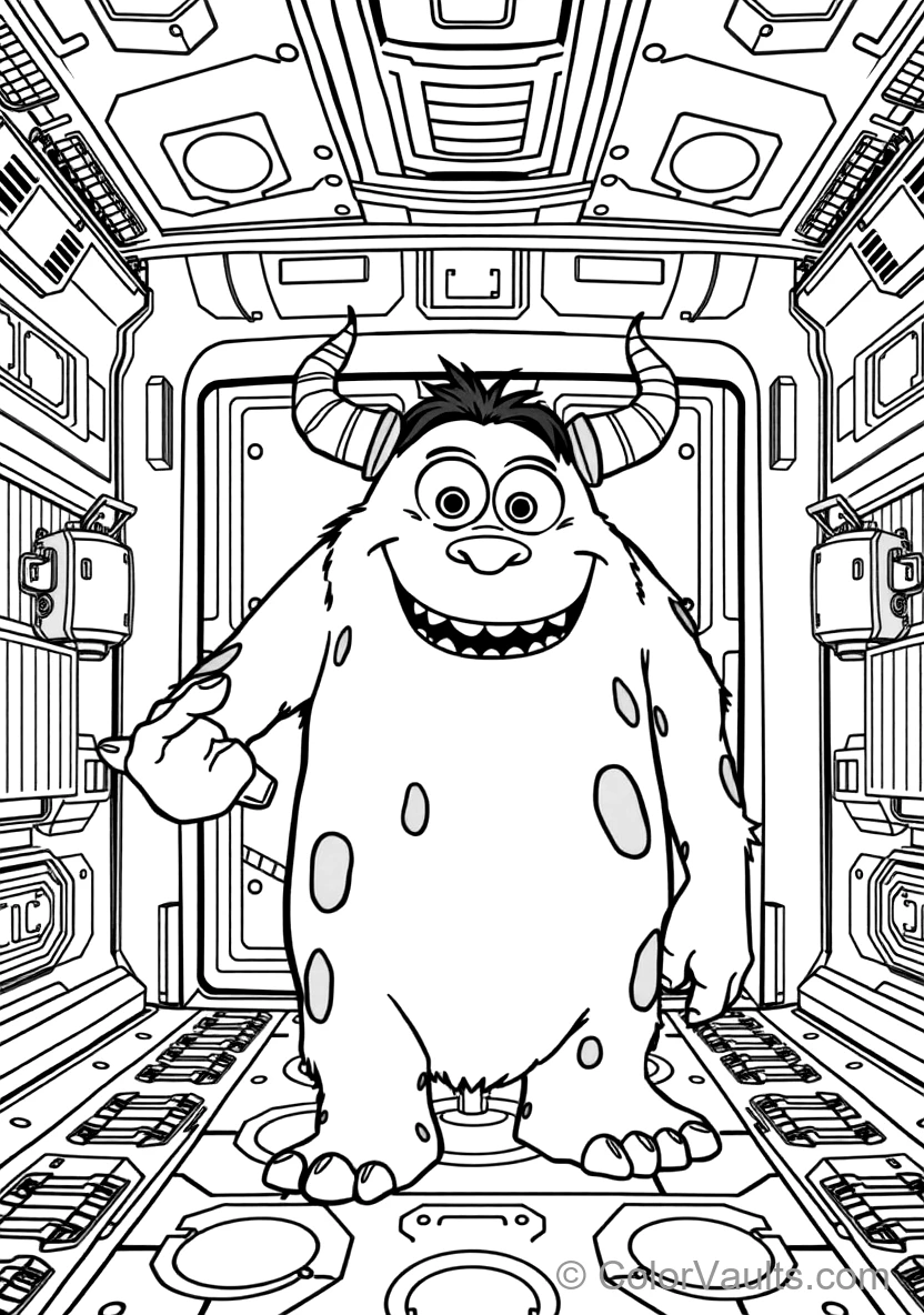 James P. Sulley Sullivan with Fluffy Spotted Fur (Scene 25)