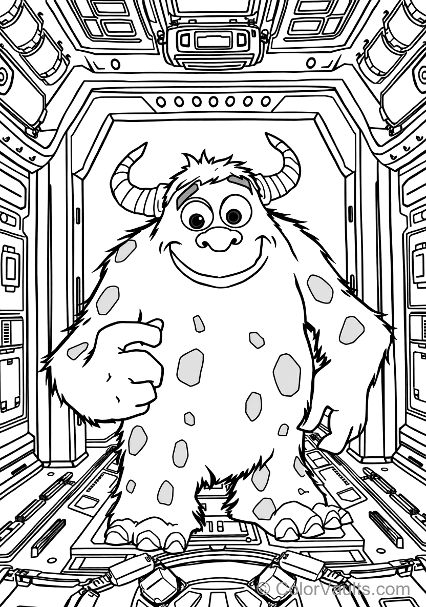 James P. Sulley Sullivan with Fluffy Spotted Fur (Scene 27)