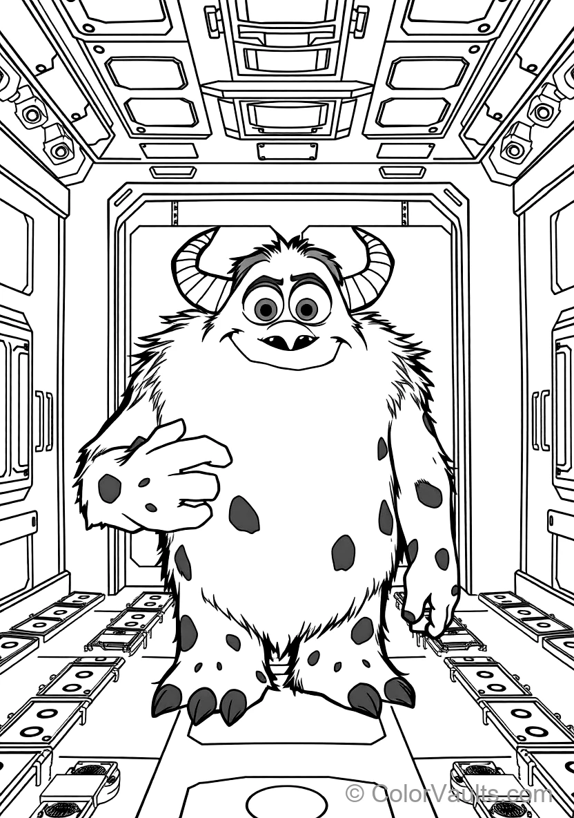 James P. Sulley Sullivan with Fluffy Spotted Fur (Scene 29)