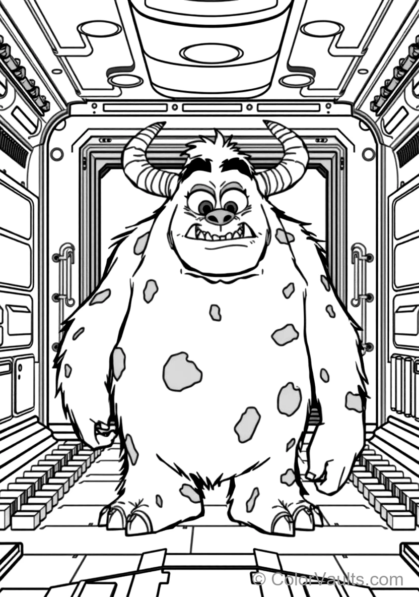 James P. Sulley Sullivan with Fluffy Spotted Fur (Scene 31)