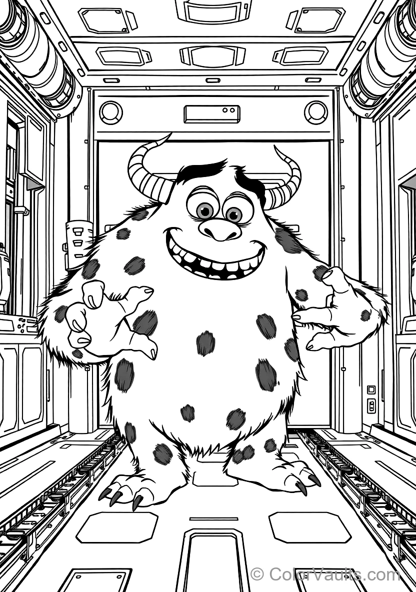 James P. Sulley Sullivan with Fluffy Spotted Fur (Scene 33)