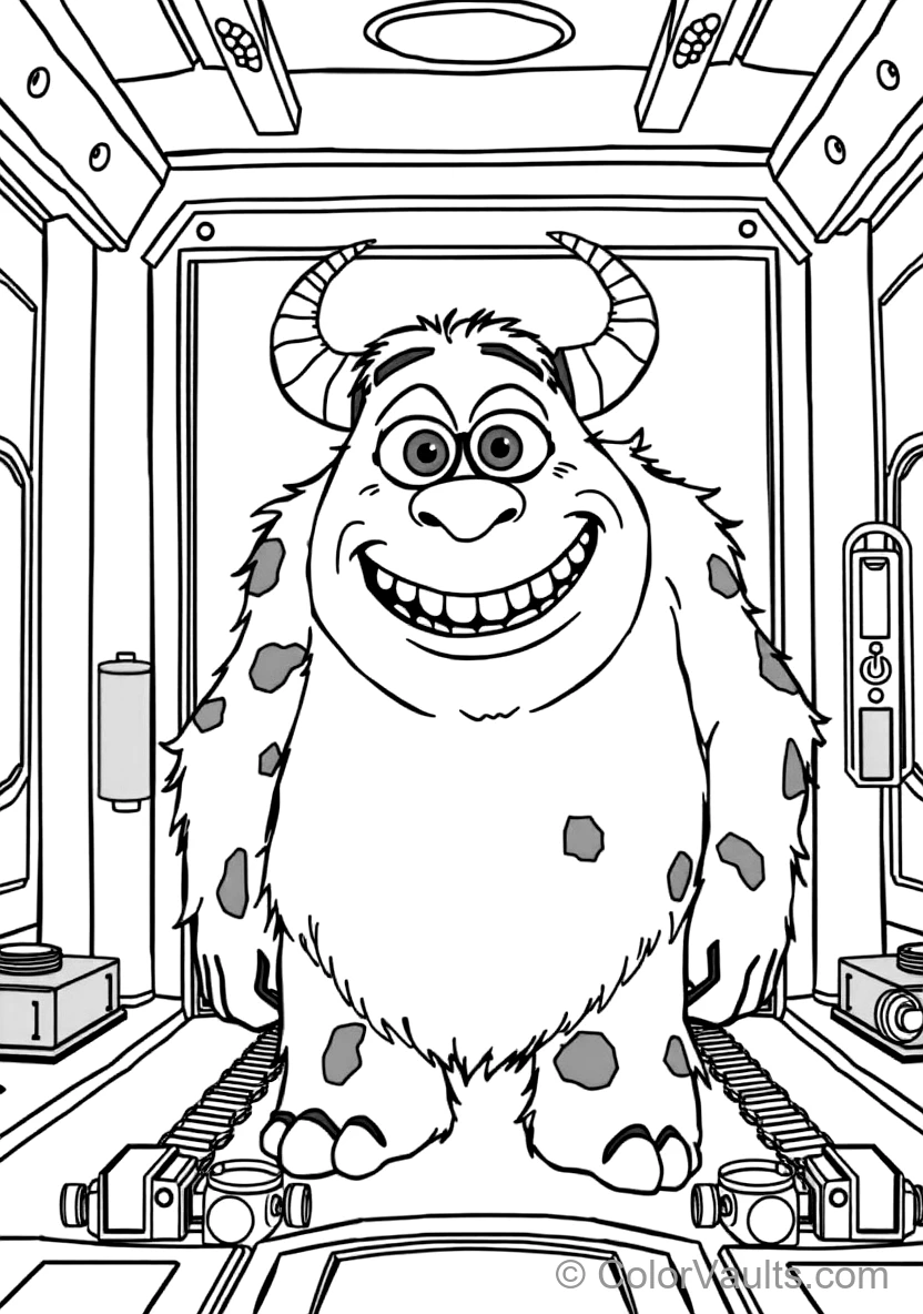 James P. Sulley Sullivan with Fluffy Spotted Fur (Scene 35)