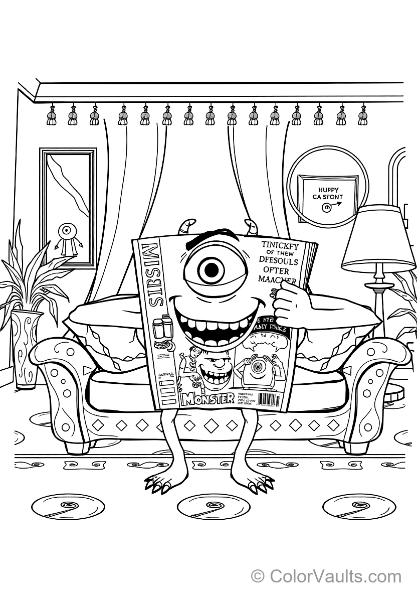 Mike Wazowski Proudly Showing Off His Face on (Scene 37)