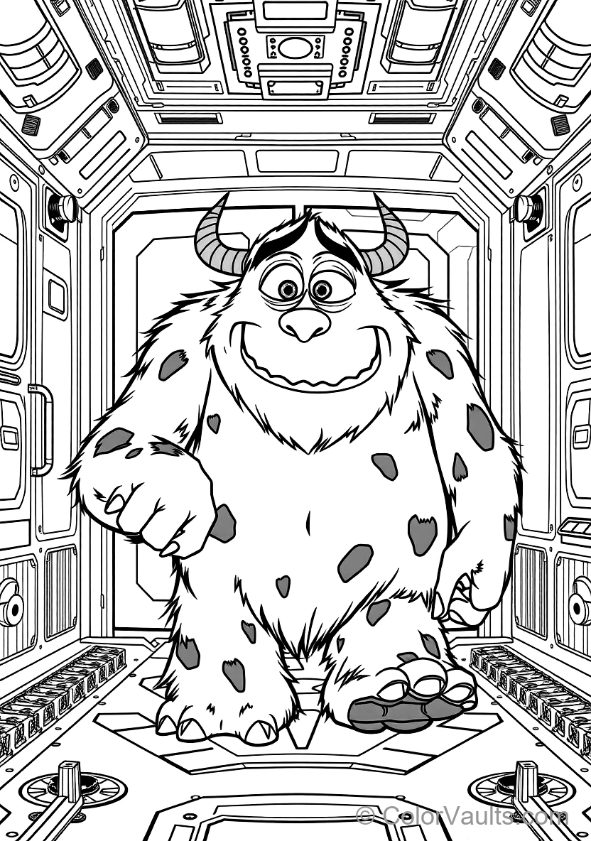 James P. Sulley Sullivan with Fluffy Spotted Fur (Scene 39)