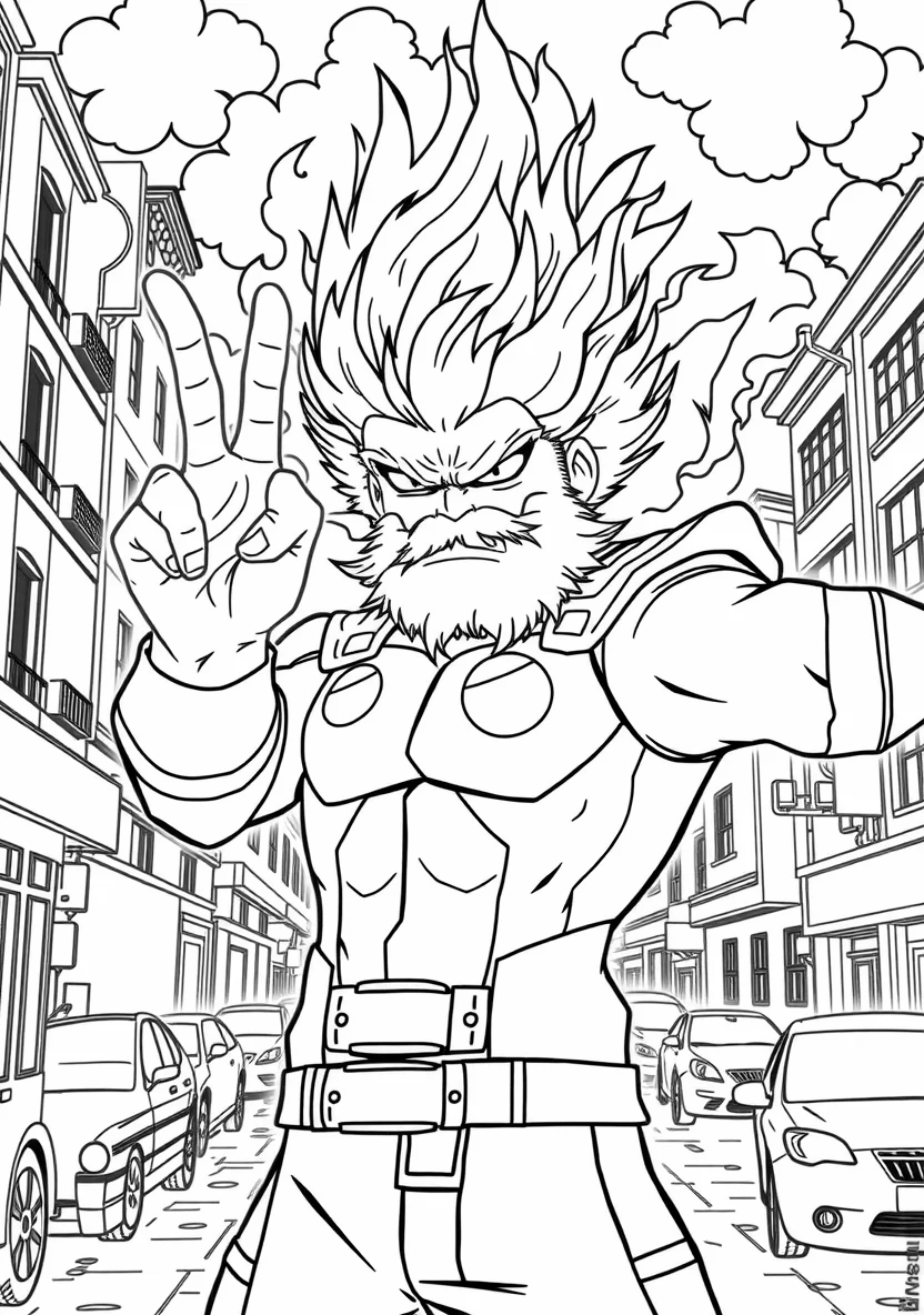 Endeavor with His Bear