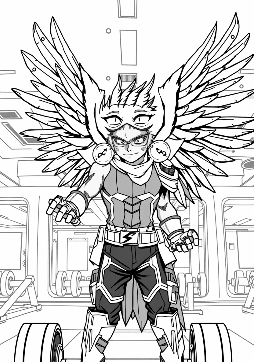 Hawks with His Large F
