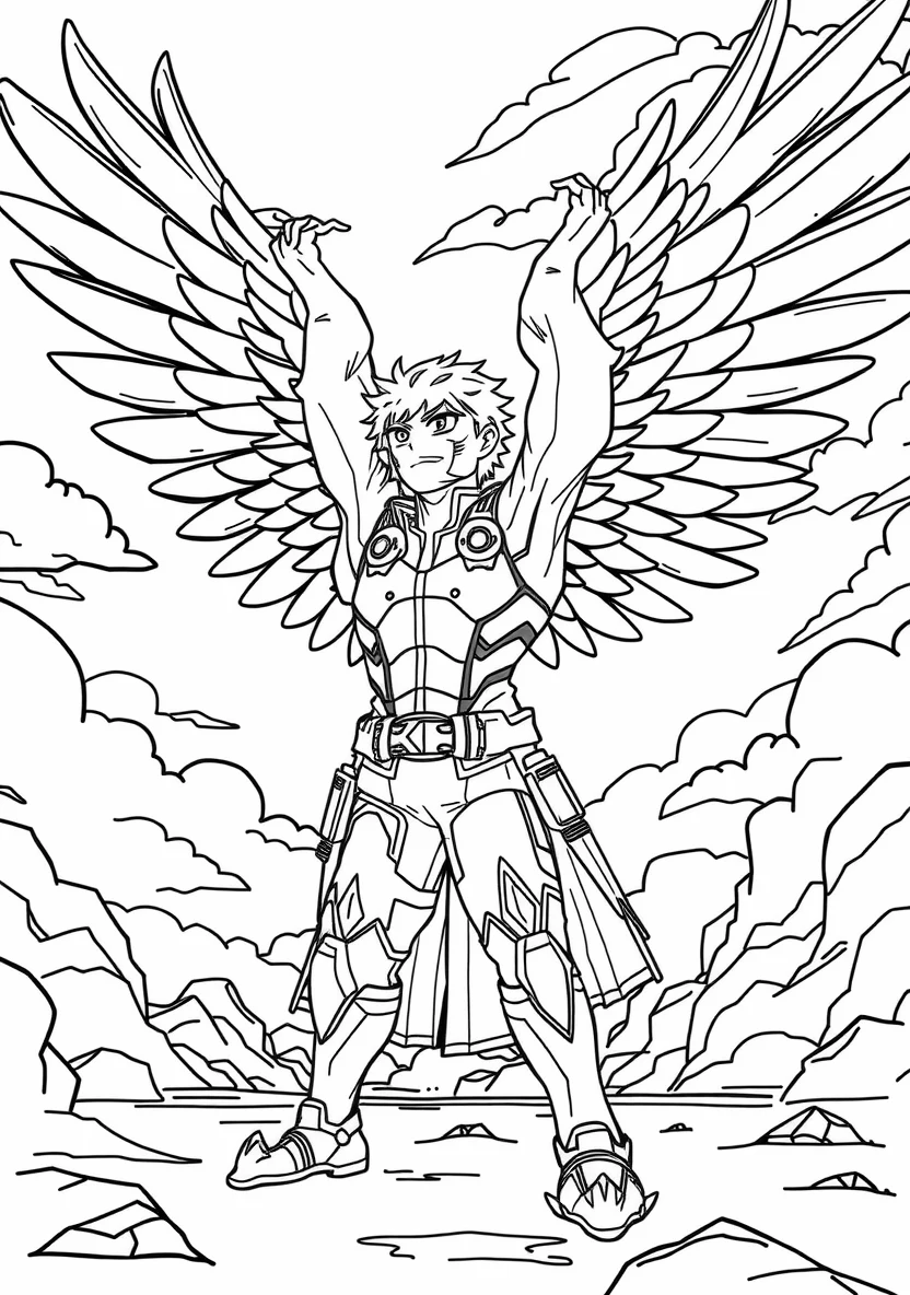Hawks with His Large F