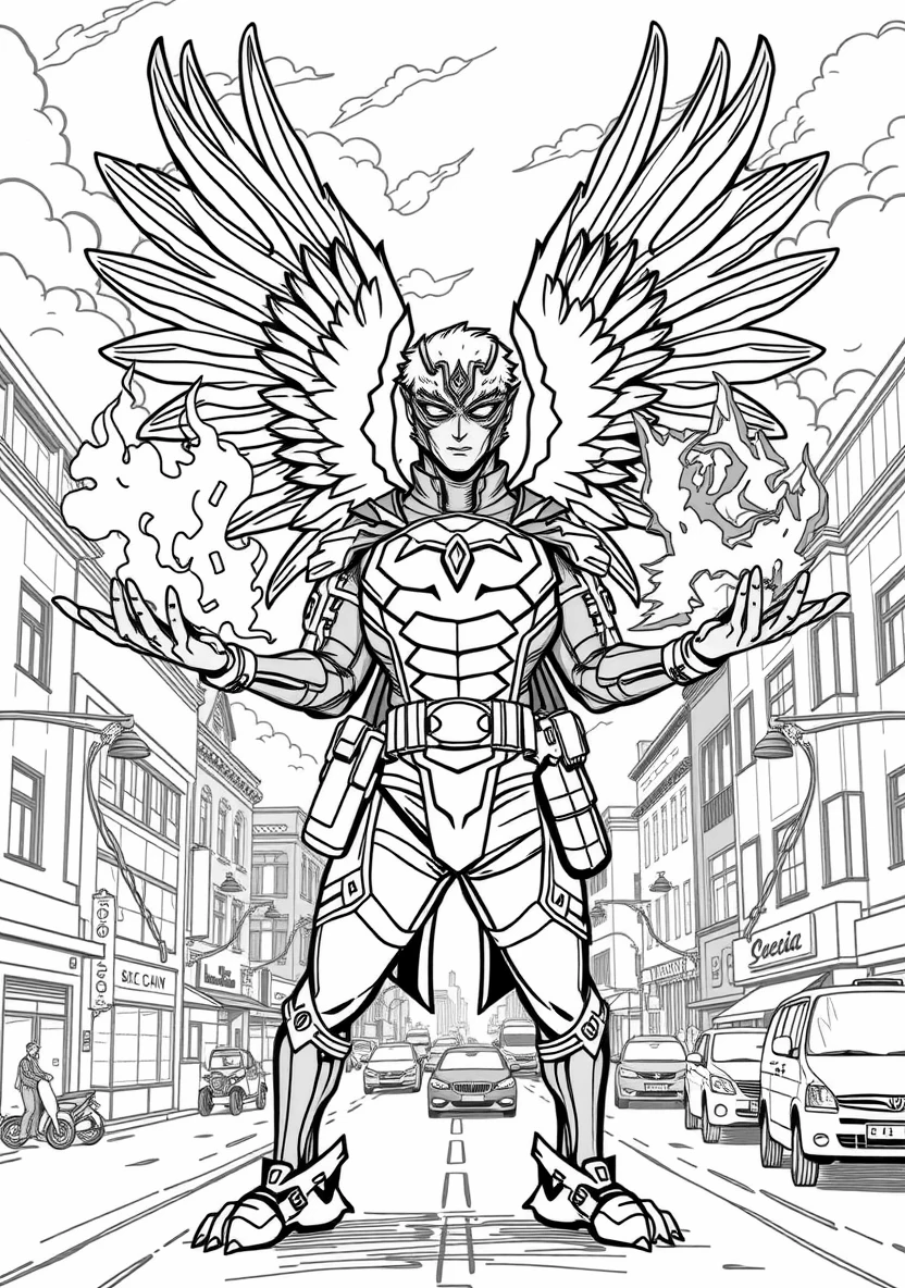 Hawks with His Large F