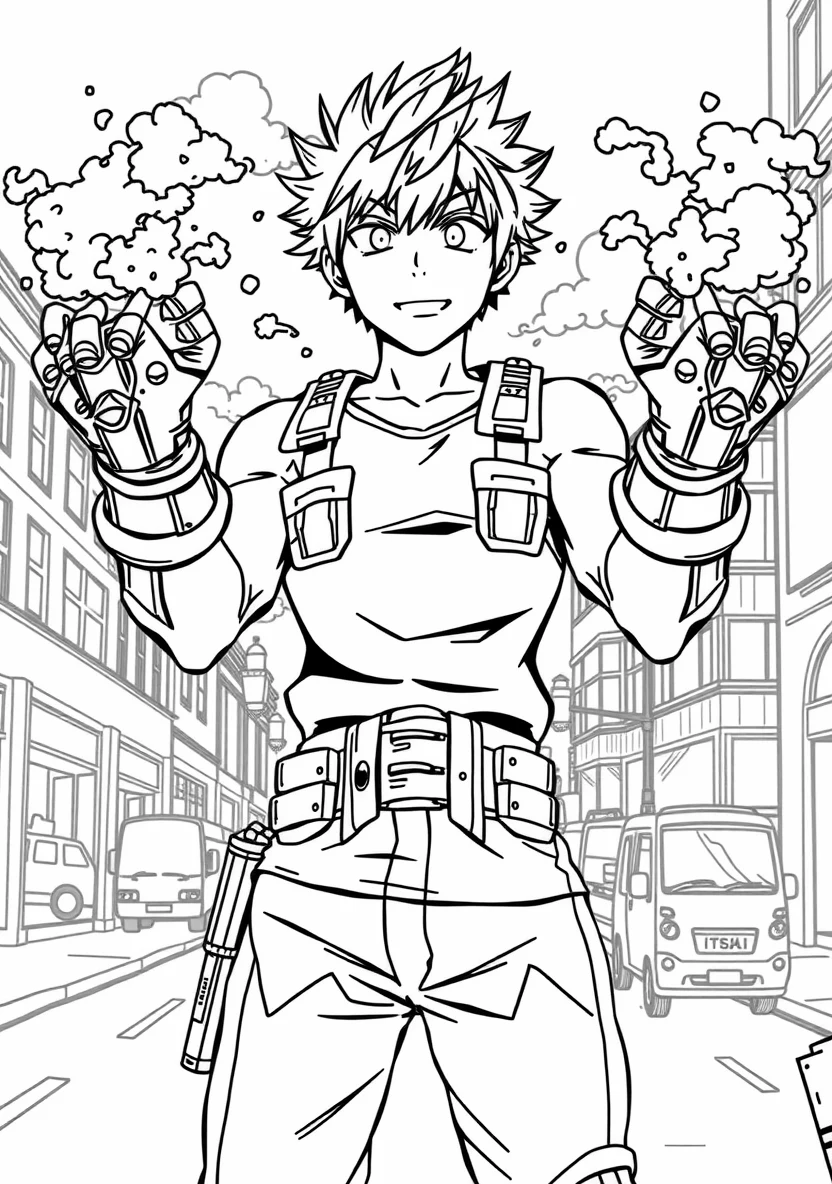 Katsuki Bakugo Wearing