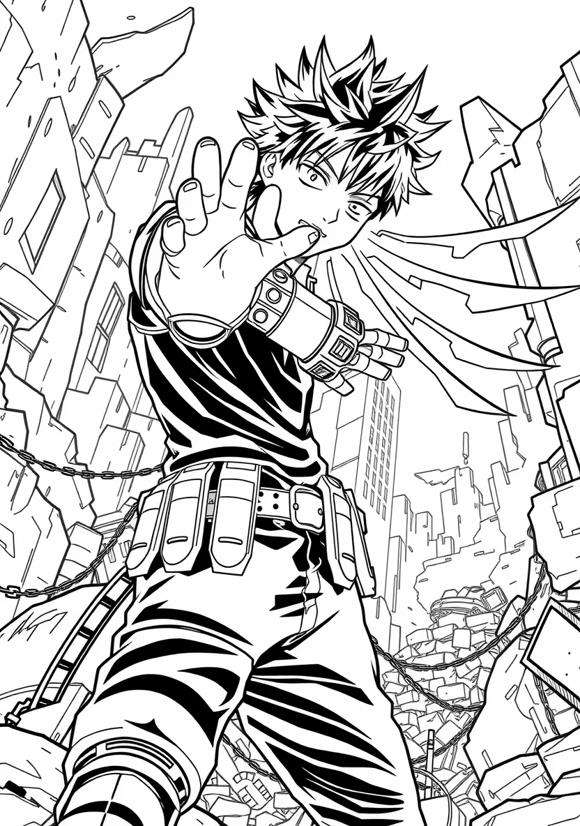 Katsuki Bakugo Wearing