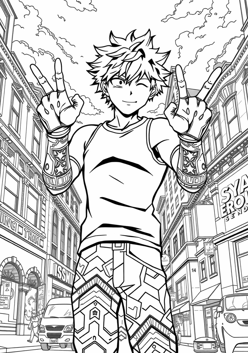 Katsuki Bakugo Wearing